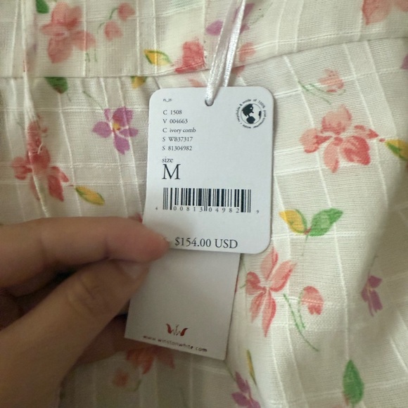 Winston White Floral Ruffle Romper - Picture 6 of 7